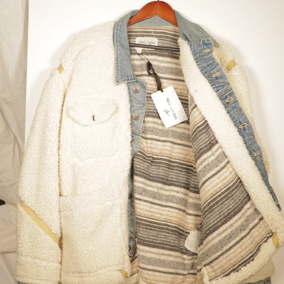 Greg Lauren Sherpa **RARE** Size 3/Large REVERSIBLE - Picture 9 of 10